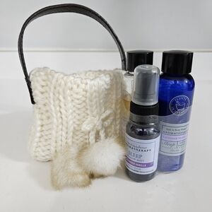 NEW RARE Bath & Body Works Aromatherapy Sleep Kit LAVENDER VANILLA 4 pc Set Mist